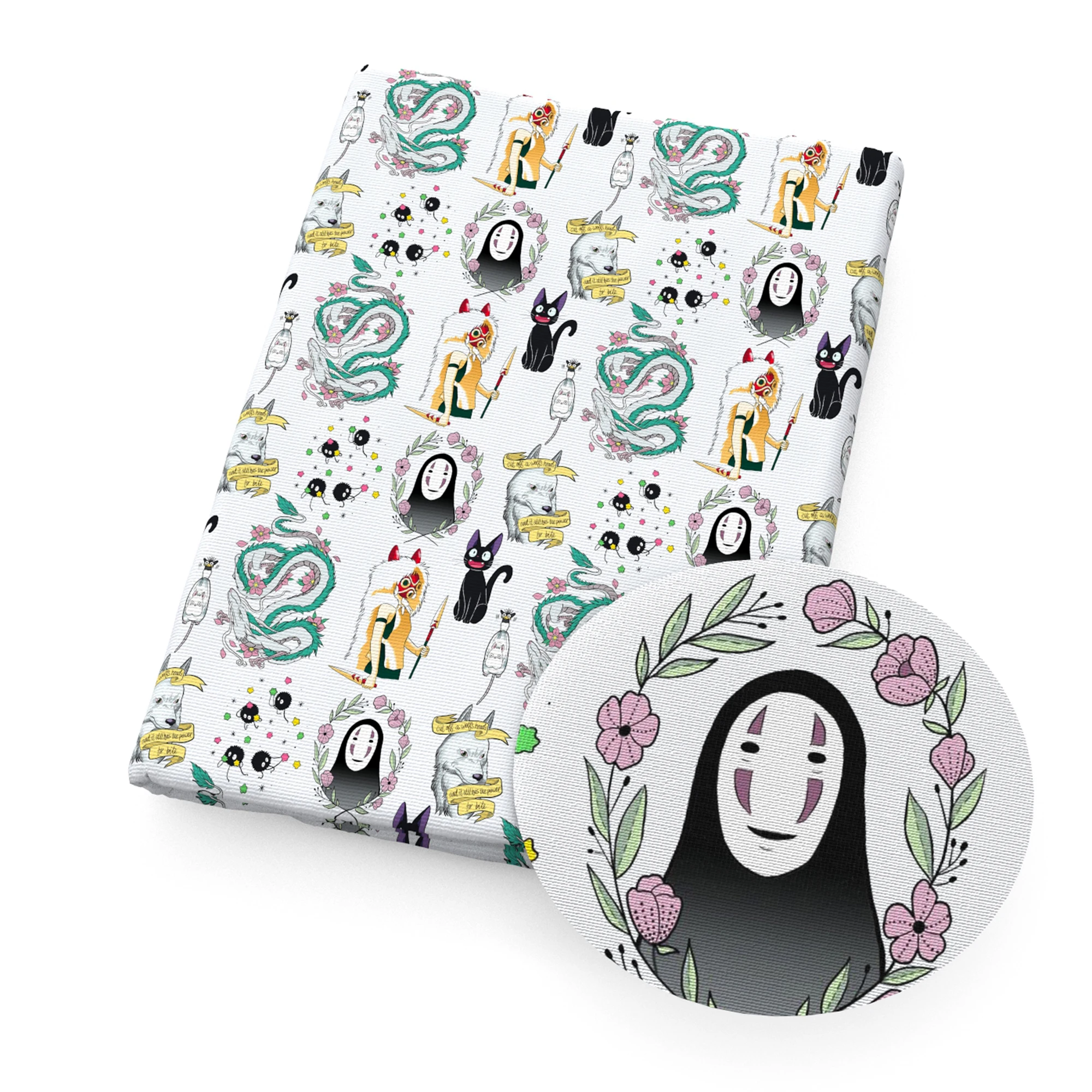 Половинчатая японская аниме мультяшная Пинта из полиэстера и хлопка для шитья |