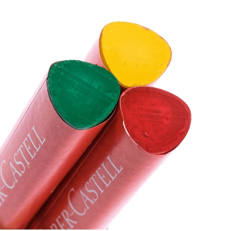 Мелки восковые утолщенные Faber-Castell &quotJumbo" 12 цв. трехгранные пластиковая