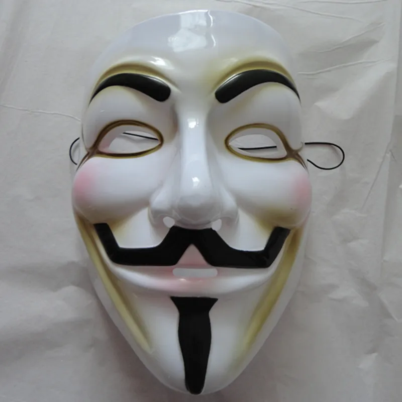 Золотая Серебряная маска для Хэллоуина V Vendetta реквизит масок из фильма лица