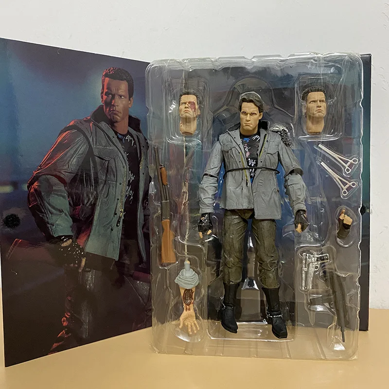 NECA Terminator T-800 фигурка суждения Арнольд Шварценеггер экшн-фигурка модель игрушка