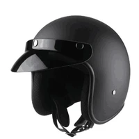 vintage motorcycle helmet casco moto retro motorbike abs helmet light weight open face helmet matte black m to xxl