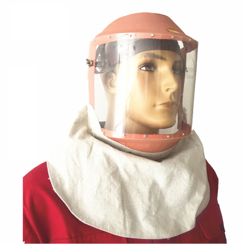 Защитная повязка на шлем для лица маска из оргстекла Пылезащитная ударопрочная