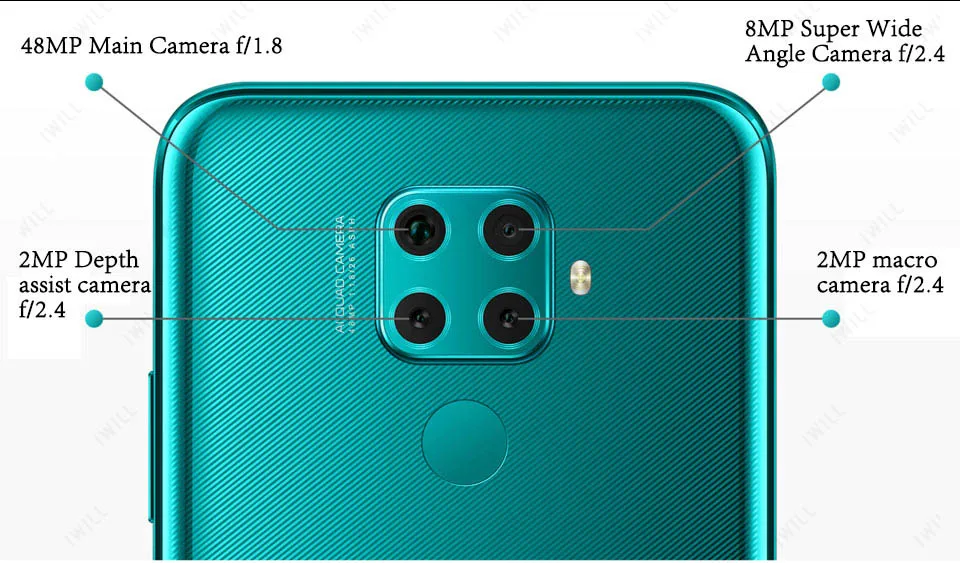 6,26 дюймов HUAWEI Nova 5z мобильный телефон Kirin 810 Восьмиядерный отпечаток пальца ID Поддержка Google play