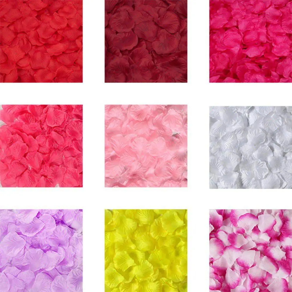 100 шт. Свадебный номер макета лепесток посыпать на этапе небольшие Сломанные