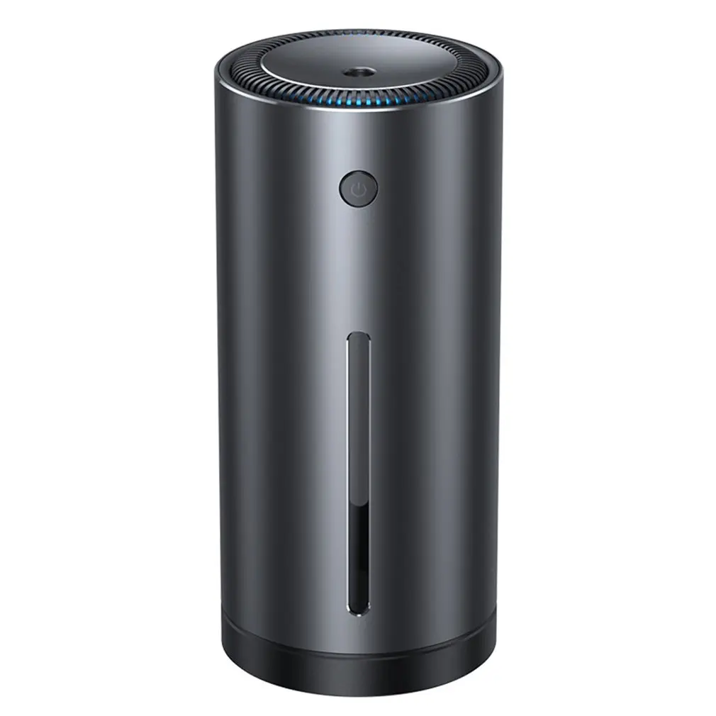

Car Air Humidifier Aluminium Alloy 300mL Air Atomizer LED Aroma Diffuser Home Office Car Air Purifier Spray Nano Mute Air Care