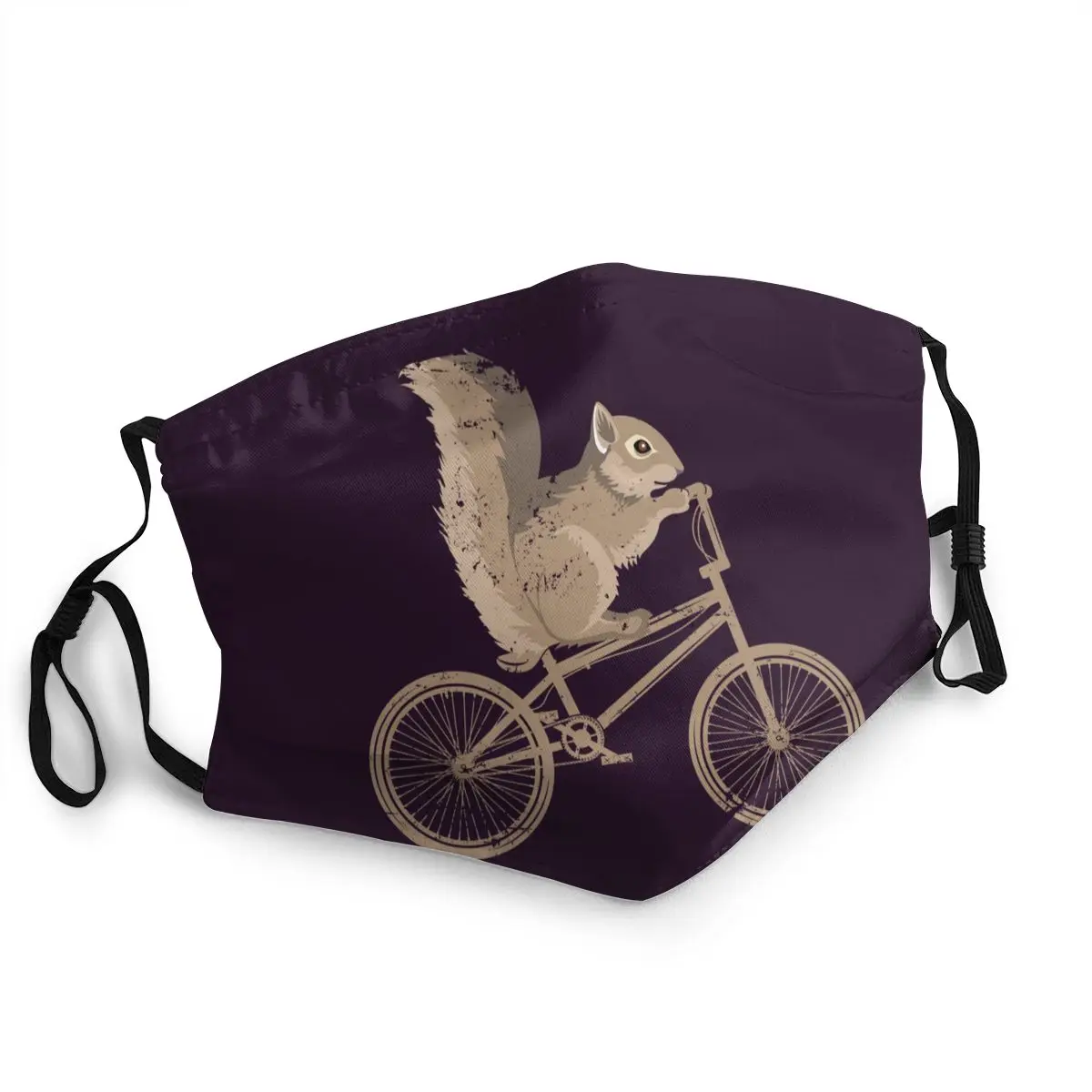 

Cool Cycling Squirrel Reusable Unisex Adult Face Mask Animal Cartoon Anti Haze Dust Mask Protection Cover Mouth-muffle
