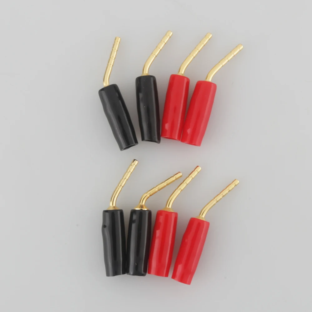 8x позолоченный провод для акустического кабеля Amp штырьковый разъем |