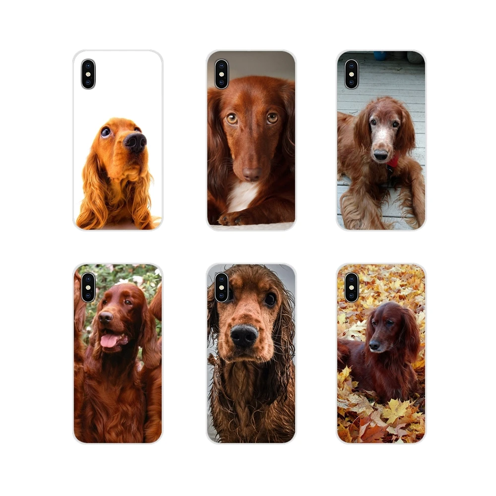 Милый ирландское сеттер Щенки для huawei G7 G8 P7 P8 P9 P10 P20 P30 Lite Mini Pro P Smart плюс 2017 2018 2019