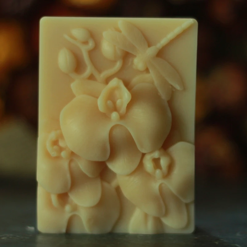 

New Product!!1pcs Morning Glory (zx386) Food Grade Silicone Handmade Soap Mold Crafts DIY Mould