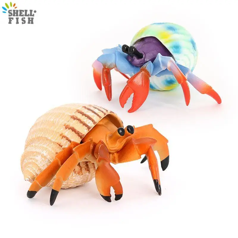 

Фигурка краба-Грыжа высокой модели солдата Морская жизнь фигурки животных развивающие детские игрушки подарки для детей