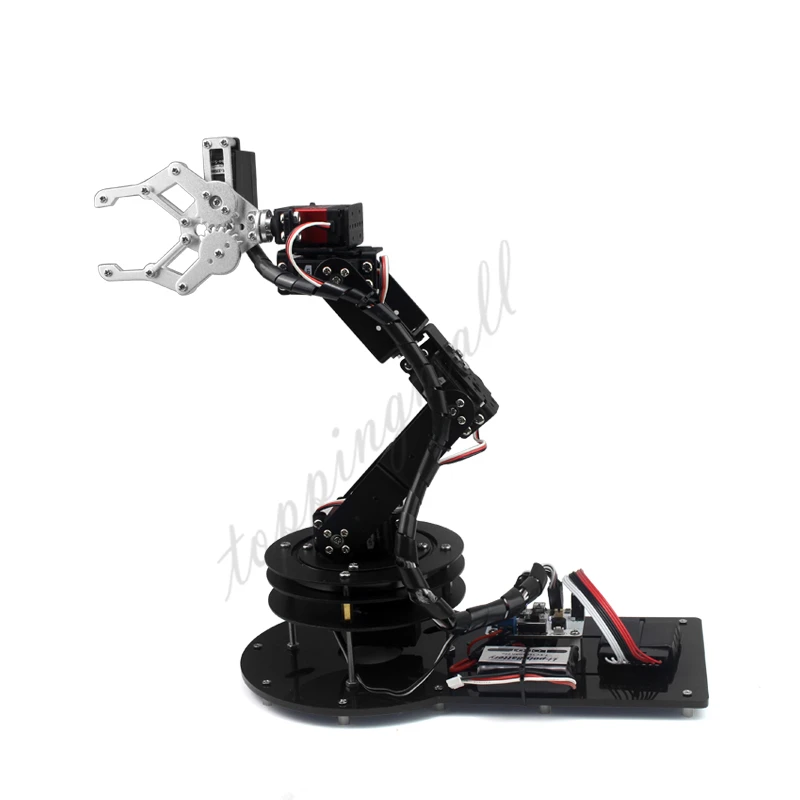 6DOF механический Роботизированный зажим крепежные наборы серебряного цвета с