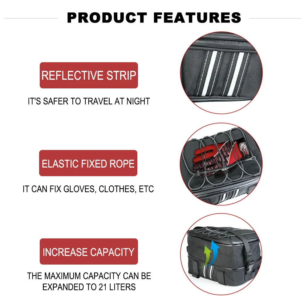 R1250GS R1200GS Top Case Bag For Aluminum Alloy Side Box for BMW R1200 GS LC ADV F700GS F800GS F650GS G310GS Adventure R1200GSA |