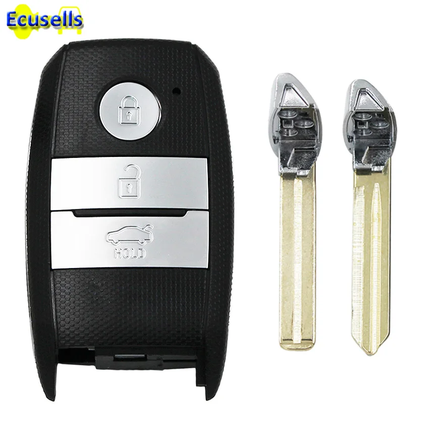 Новый умный чехол брелок с 3 кнопками для Kia K3 Carens Sorento Picanto вставным ключом|fob case|fob
