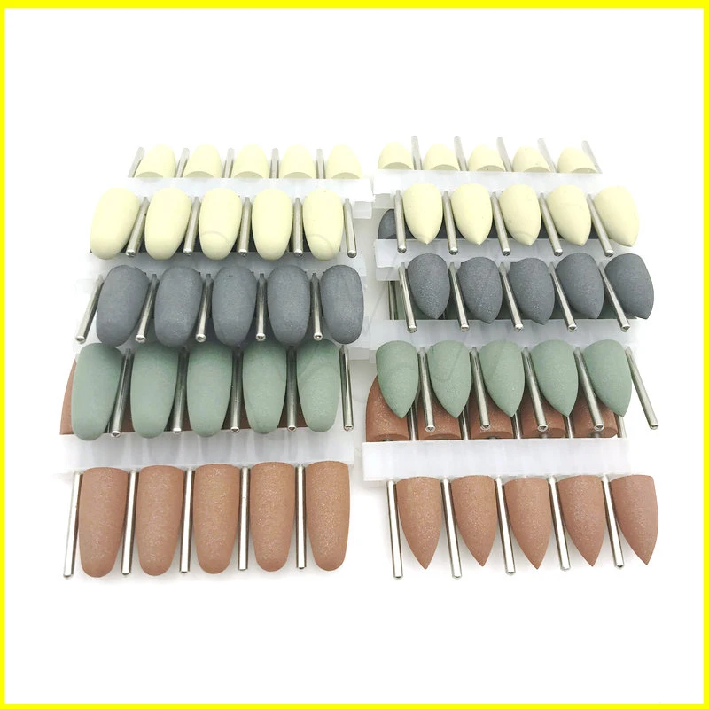 80pcs Dental Silicon Polishers Resin Base Crylic Polishing Burs 2.35mm Supplies | Красота и здоровье