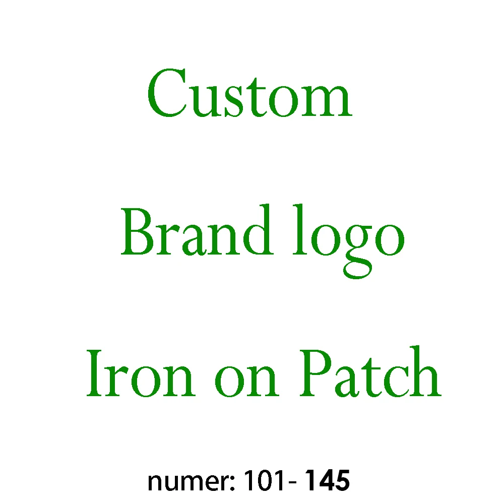 

Custom Brand Pathes Hot fix Applique logo Iron On Patch Fashion Sticker DIY Decoration