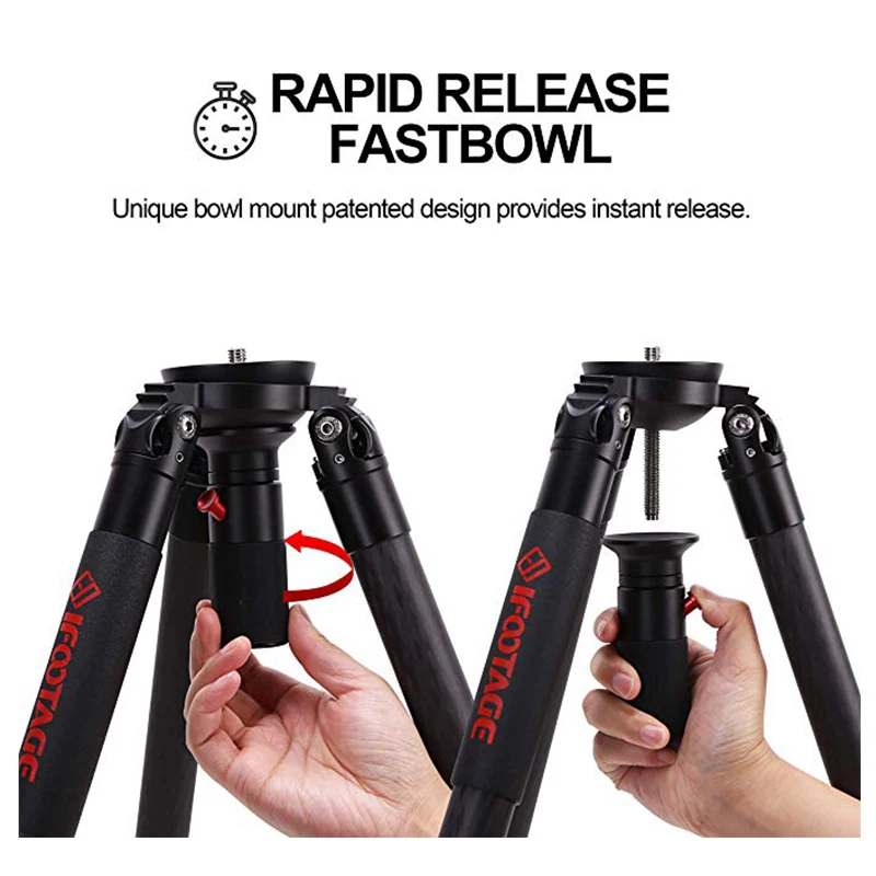 Штатив для видеокамеры из углеродного волокна 9 кг | Электроника