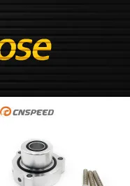 CNSPEED 25 мм два поршня выдувного клапана для Audi A4 S4 Golf Jetta 25 PSI адаптер выдувного сброса BOV YC100365-SL