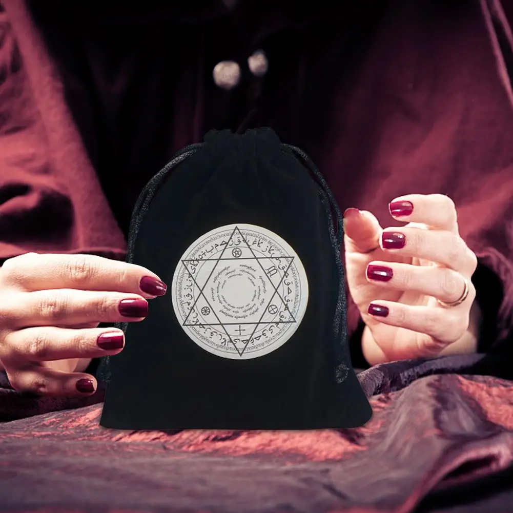 Juego de mesa de cartas de Tarot para fiesta, bolsa de almacenamiento de cartas de juego, suministros de brujer&iacute;a, bolsos para juegos de mesa-0
