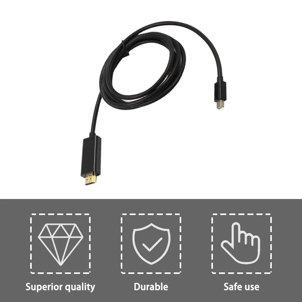 Mini DisplayPort в HDMI кабель адаптер 1 8 м стабильная передача DP To для Macbook Pro воздуха