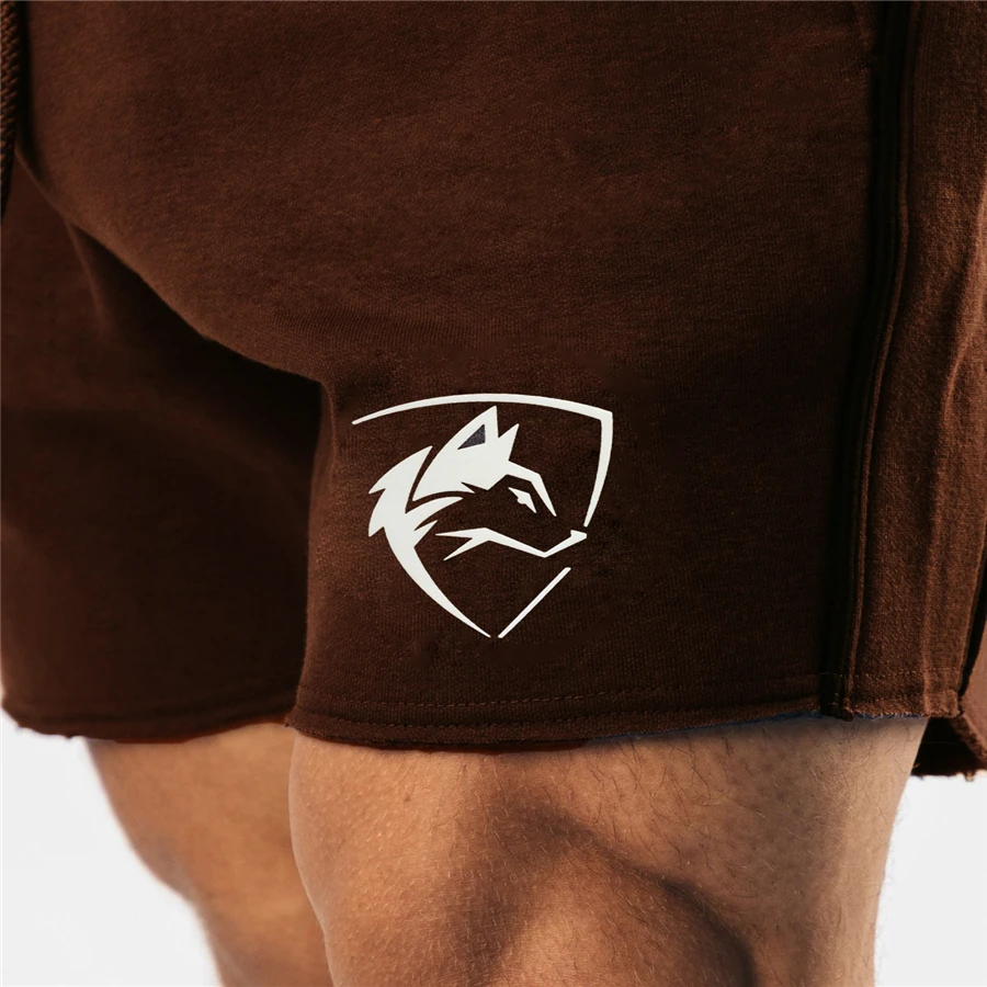 

New Men Gyms Fitness Slim Shorts Bodybuilding Joggers Summer Quick-dry Cool Short Pants Male Fashion Beach Brand Sweatpants