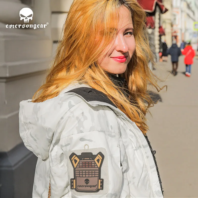 Emersongear тактическая теплая куртка Женская Мужская охотничья с капюшоном Серия S