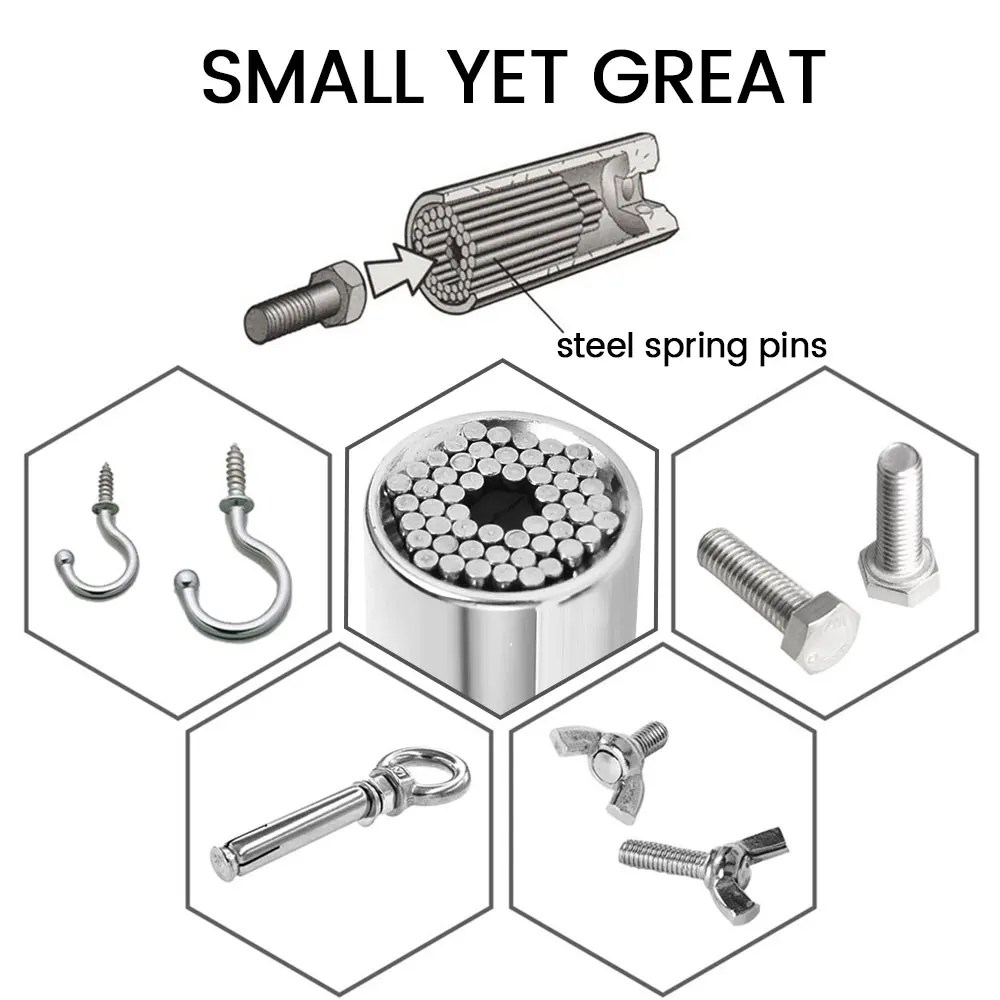 2 шт./компл. саморегулирующаяся набор универсальных торцевых гаечных ключей