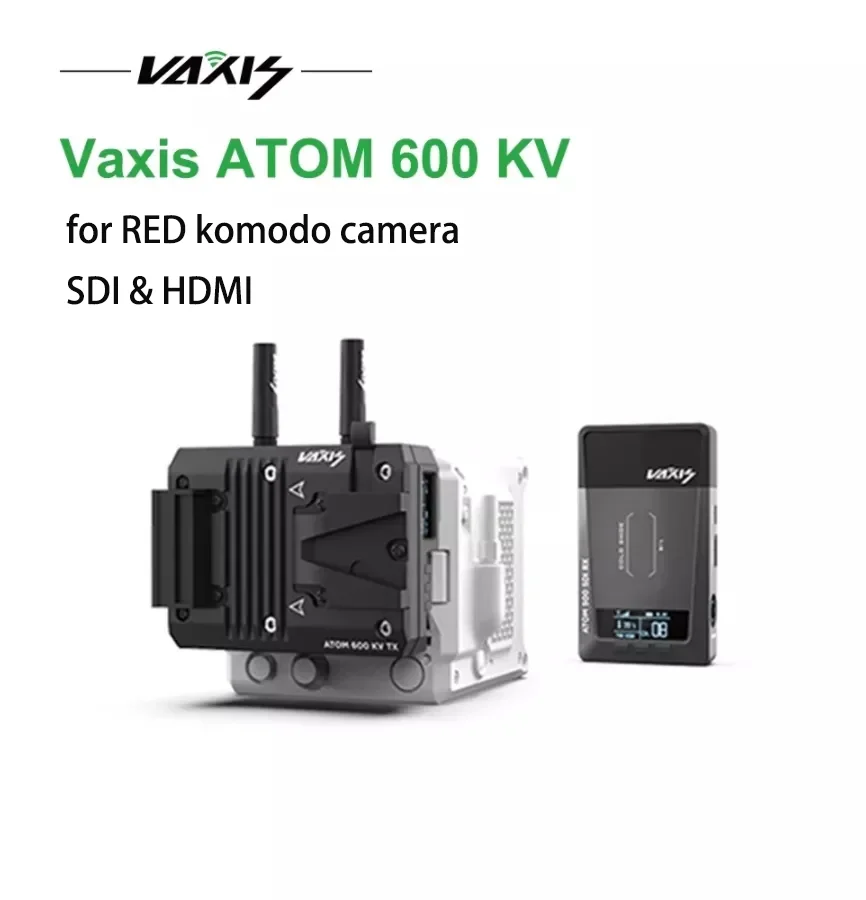 

Vaxis ATOM 600 кв футов система беспроводной передачи SDI HDMI-совместимый передатчик видеоизображения приемник для камеры RED komodo