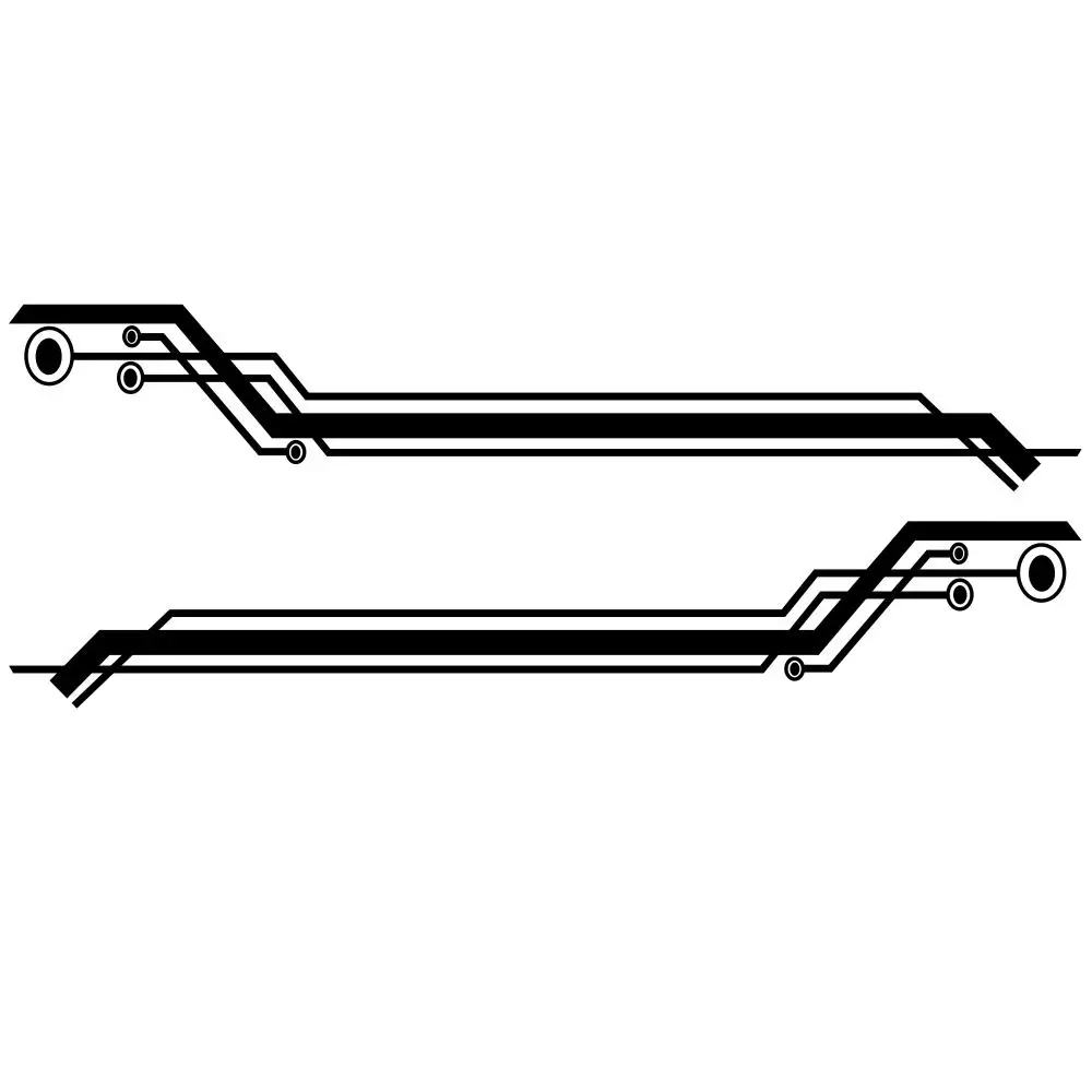 2 шт. наклейки на боковые двери автомобиля 235 см|Наклейки автомобиль| |