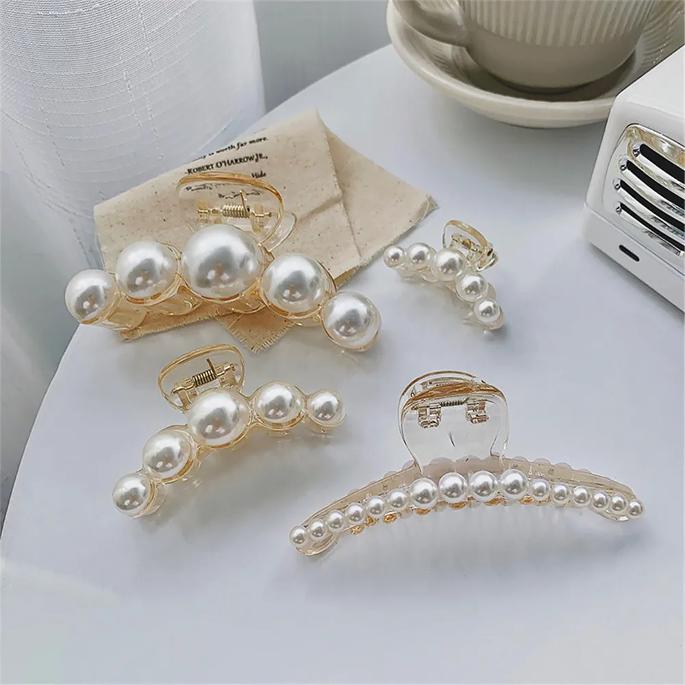 

Korean Pearl Hairpin Side Clip Girl Exquisite Sweet Hairpin Catch Headdress Accessories Women