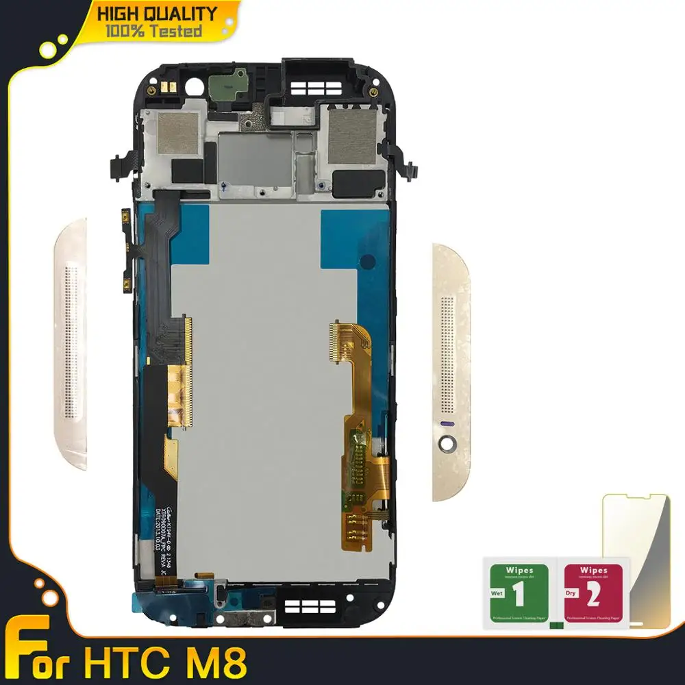 Высокое качество Новый ЖК s с рамкой для HTC One Mini 2 M8 Мини ЖК-дисплей сенсорный экран