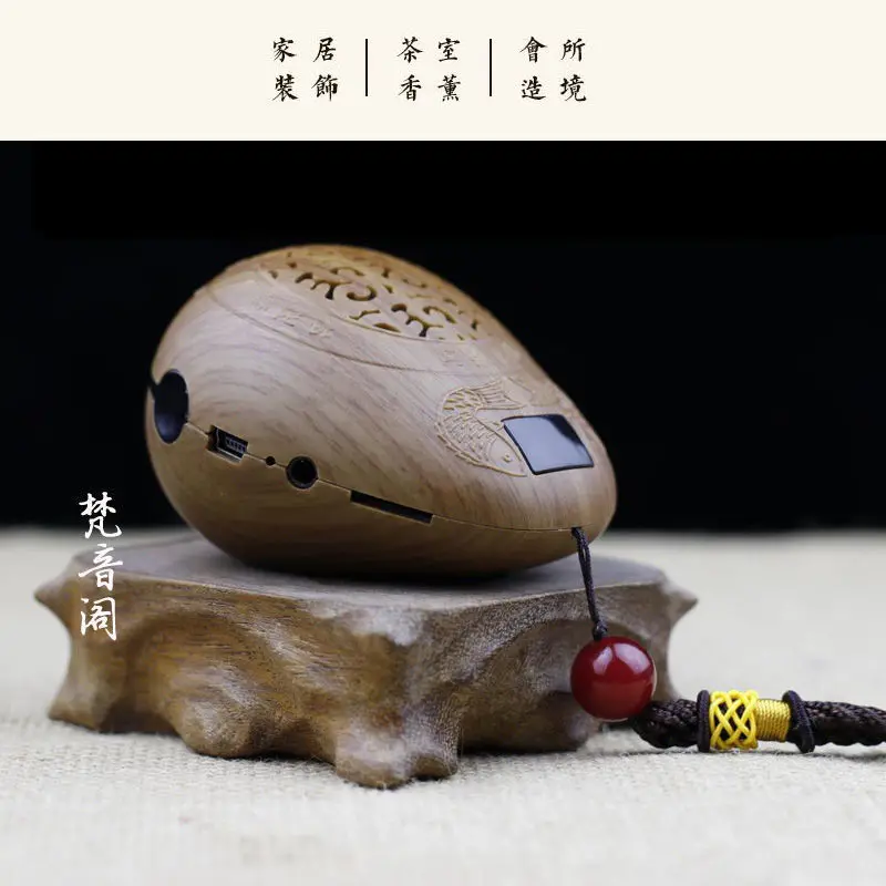 

Машина Buddha Muyu музыкальный плеер с высоким разрешением, качественный звук, чайная комната, украшение для дома, петлевой проигрыватель автомо...