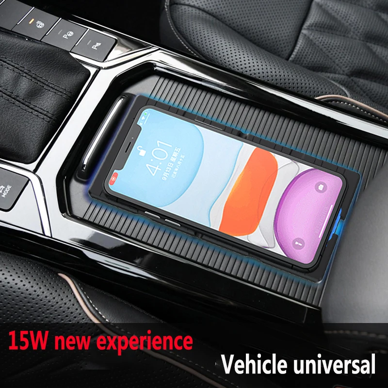 Нескользящий Силиконовый коврик 2 в 1 15 Вт держатель приборной панели автомобиля