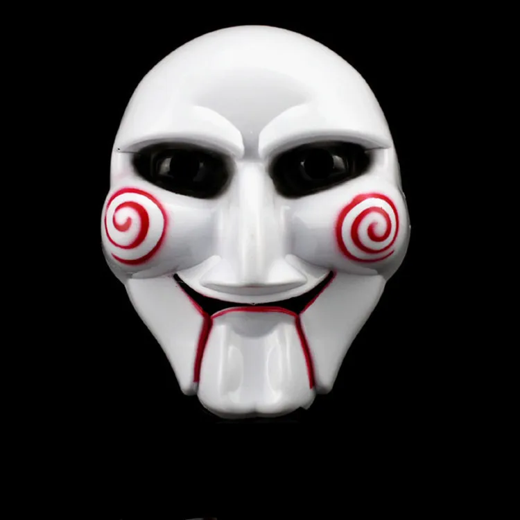 Saw Movie Jigsaw кукольная маска для Хэллоуина голова жуткий страх костюмы косплей