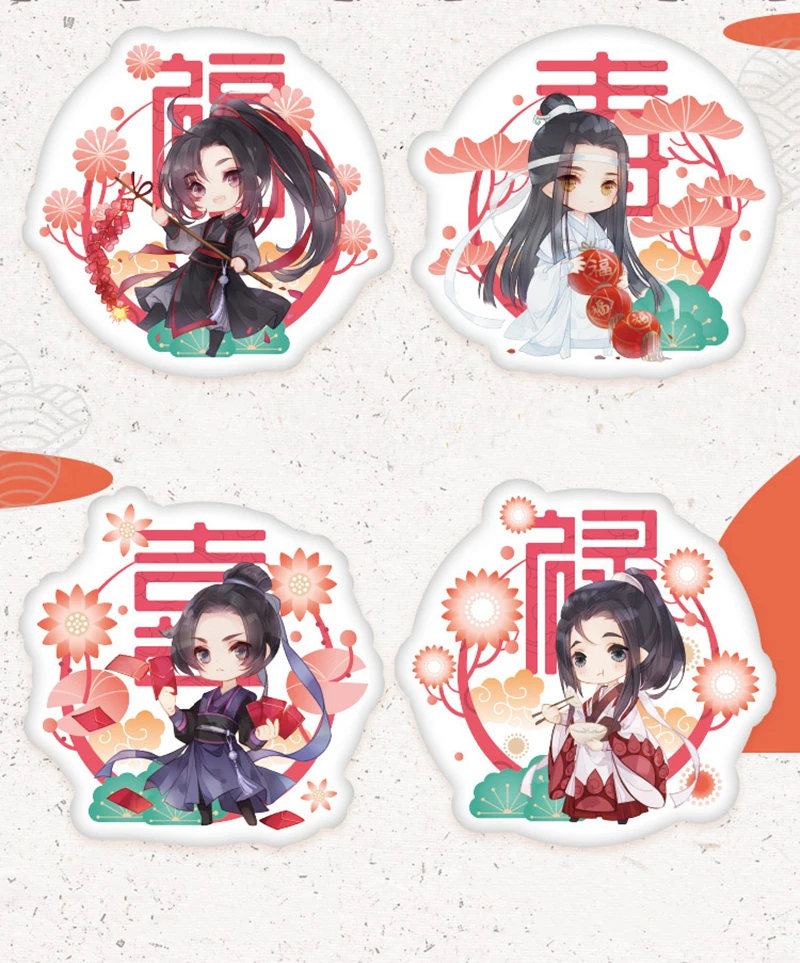 

Аниме Grandmaster of Demonic Mo Dao Zu Shi реквизит для косплея мультяшная плюшевая кукла милая мягкая подушка подарки коллекция сувенир для детей и взросл...