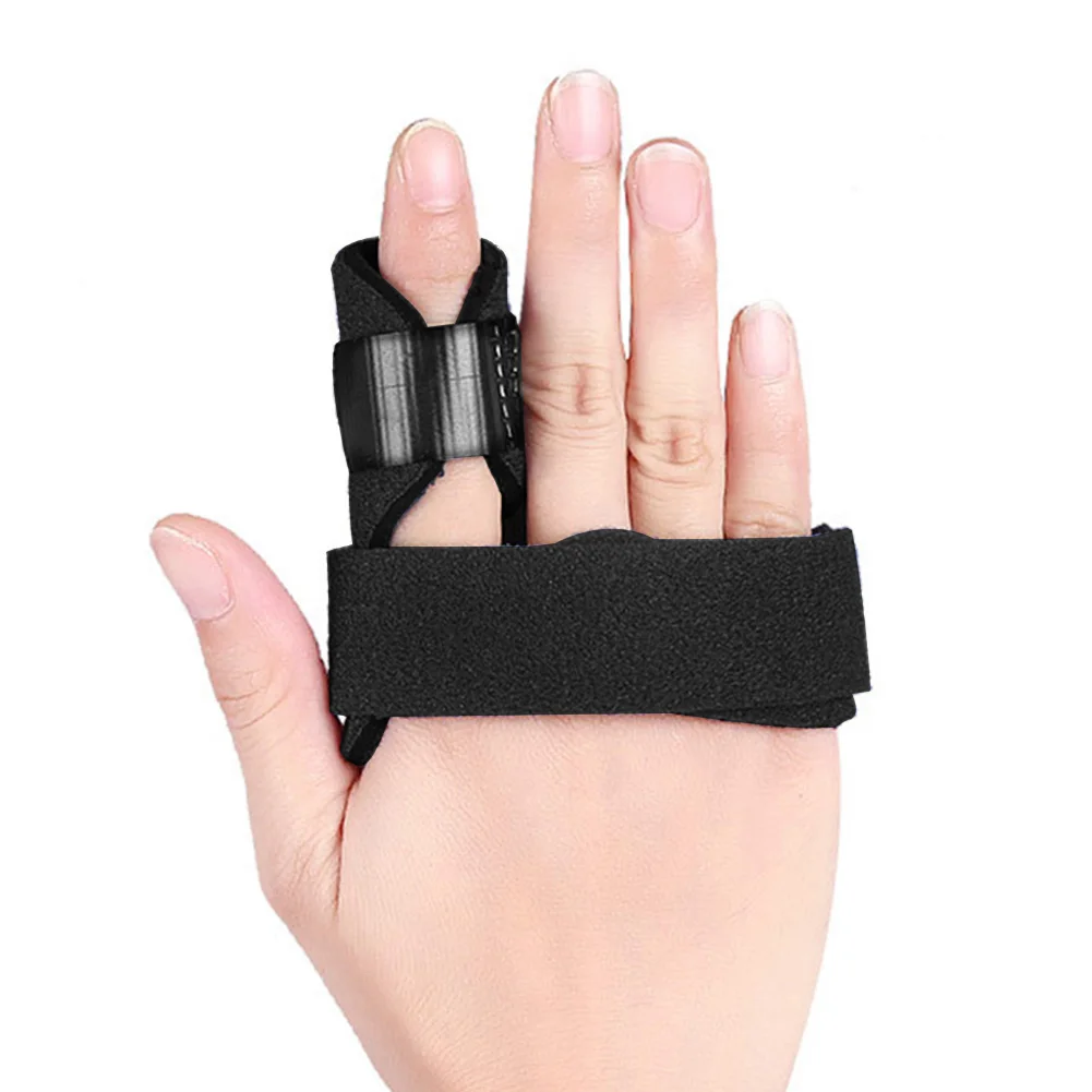 

Adjustable Trigger Finger Splint Fracture Kit Supportive Parts Portable Protection Brace Sporting Corrector Support