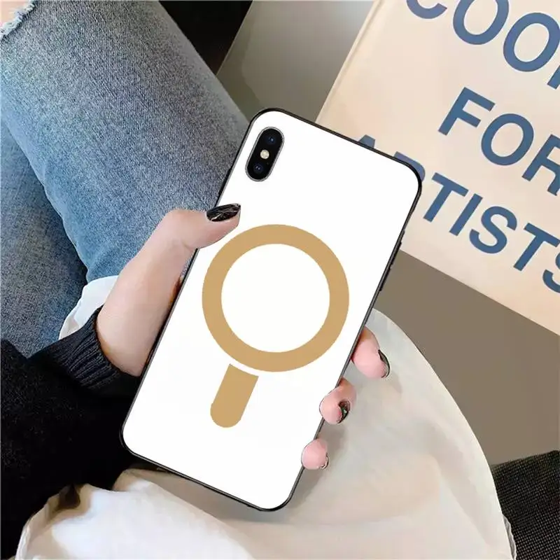 

Magnet pattern printing Phone Case for iPhone 11 12 pro XS MAX 8 7 6 6S Plus X 5S SE 2020 XR mini