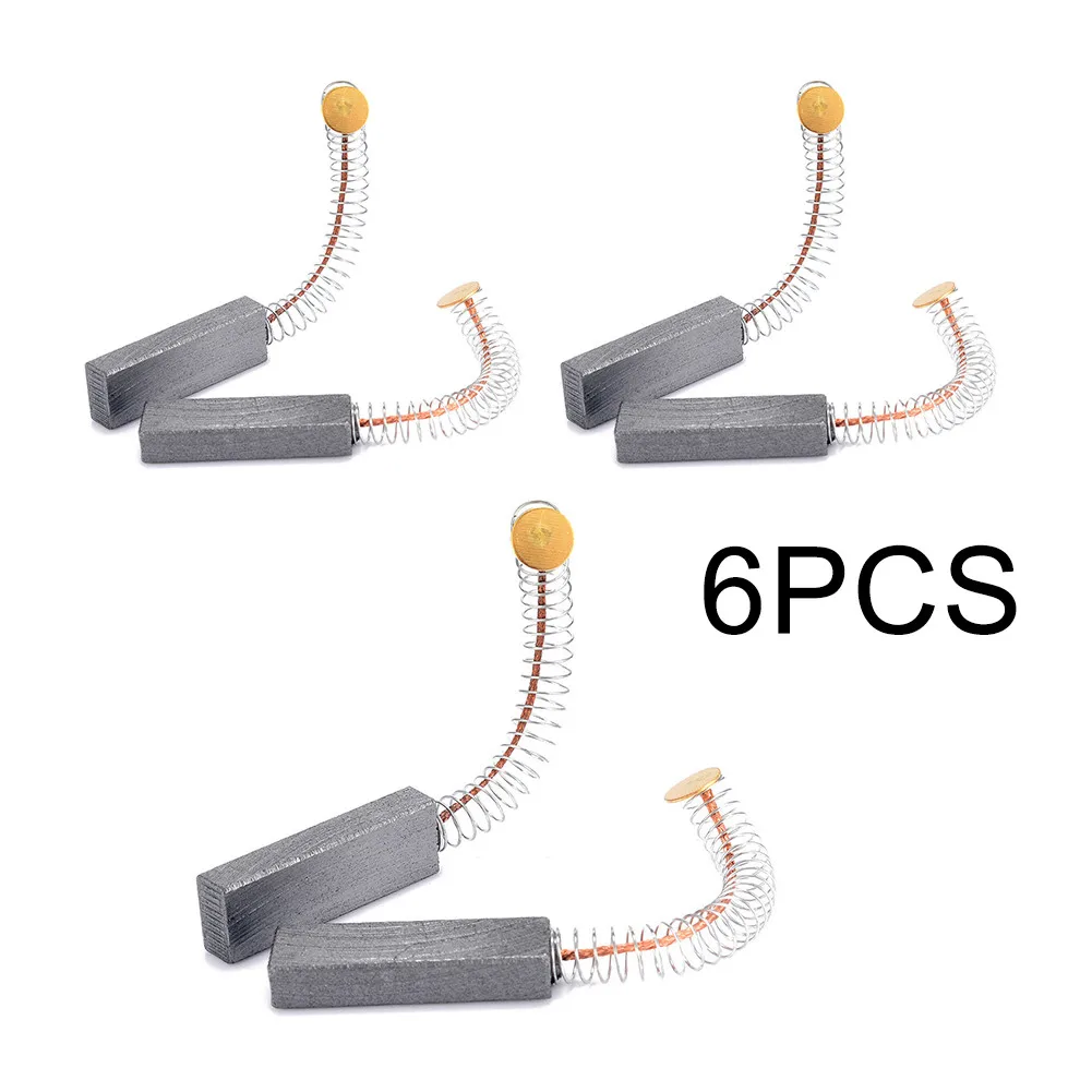 

6pcs Universal Carbon Brushes Motor Brush 30x11x6mm Generic Electric Drill Hammer Angle Grinder Woodworking Power Tool Parts