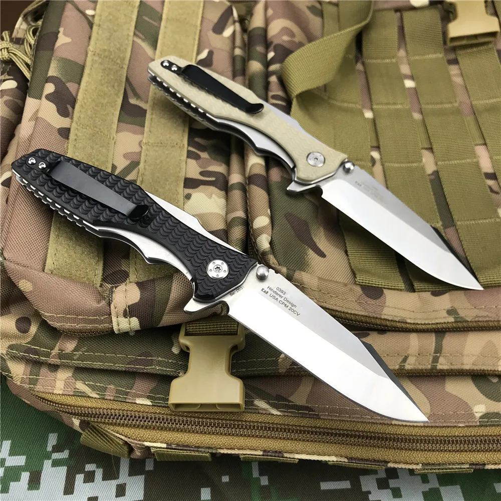 

ZT0393 knives folding tactical knife edc pocket folding cleaver knife OUTDOOR survival tool bushcraft CAMPING self defense knife