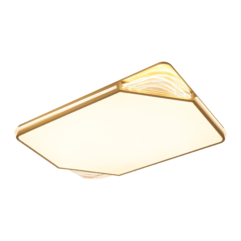 

Modern Led Ceiling Lamps Lighting For Bedroom Living Room Golden White Color Remote Control Dimmable Lampara De Techo AC90V-220V