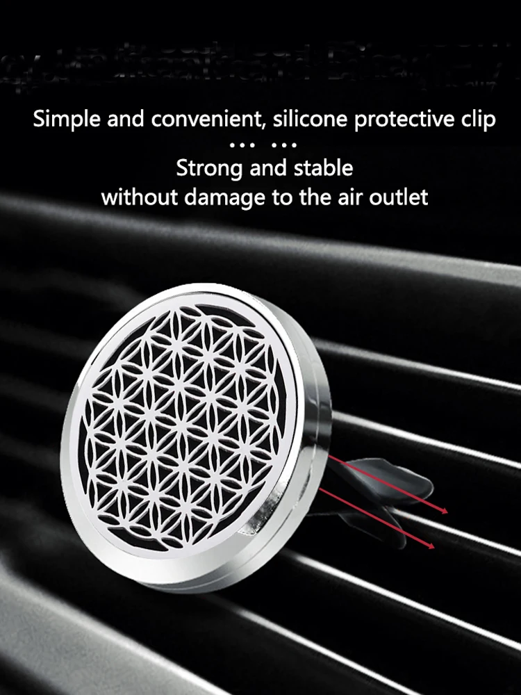 Цветок жизни автомобильный диффузор медальон на вентиляционное отверстие