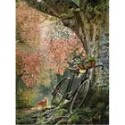 5D алмазная живопись сделай сам, велосипед, круглая дрель, квадратная Алмазная вышивка деревом, кристальная мозаика, подарок, вышивка крестиком, искусство, домашний декор