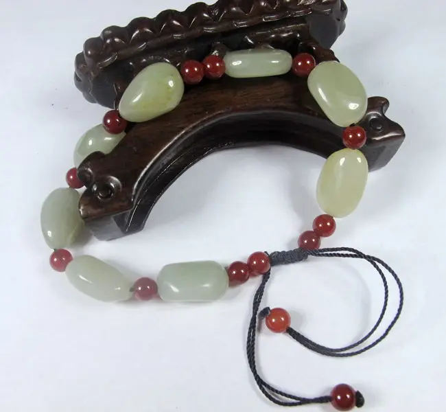 Подлинные натуральные товары Синьцзян и тиану браслет из необработанного камня