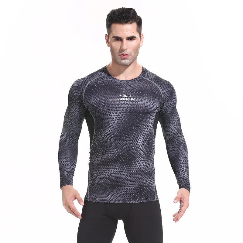 NEW 2020 Running Shirt Men T-shirt Long Sleeve Compression Shirts Gym Fitness Sport | Спорт и развлечения