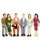 125, 130, распродажа, сидячие фигурки людей для архитектурной модели, строительные комплекты из смолы, компоновка Диона