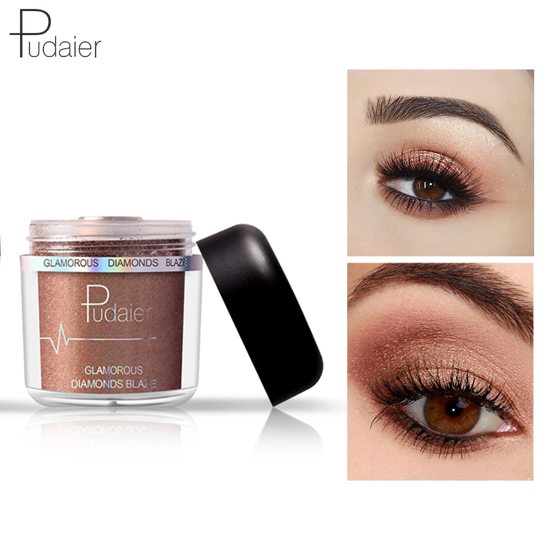 Pudaier 28Colors Eyeshadow Powder Glitter Pigments Eye Shadow Palette Make Up Metallic Waterproof Shimmer Eyeshadows Cosmetics |
