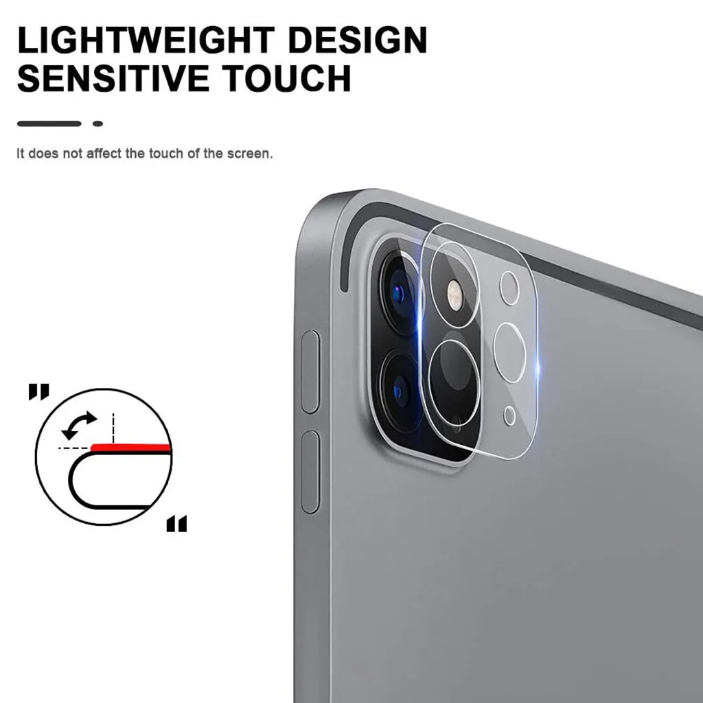 Металлическая защитная пленка для задней камеры из закаленного стекла iPad Pro 11/12.9