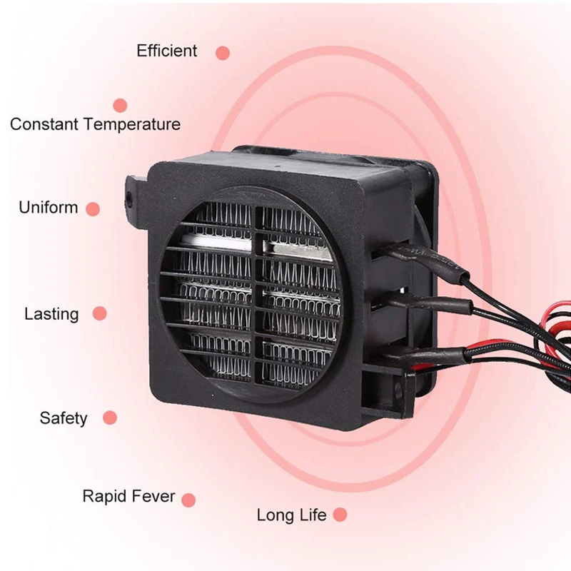 Керамический нагревательный элемент PTC с вентилятором 12 В 24 220 постоянной