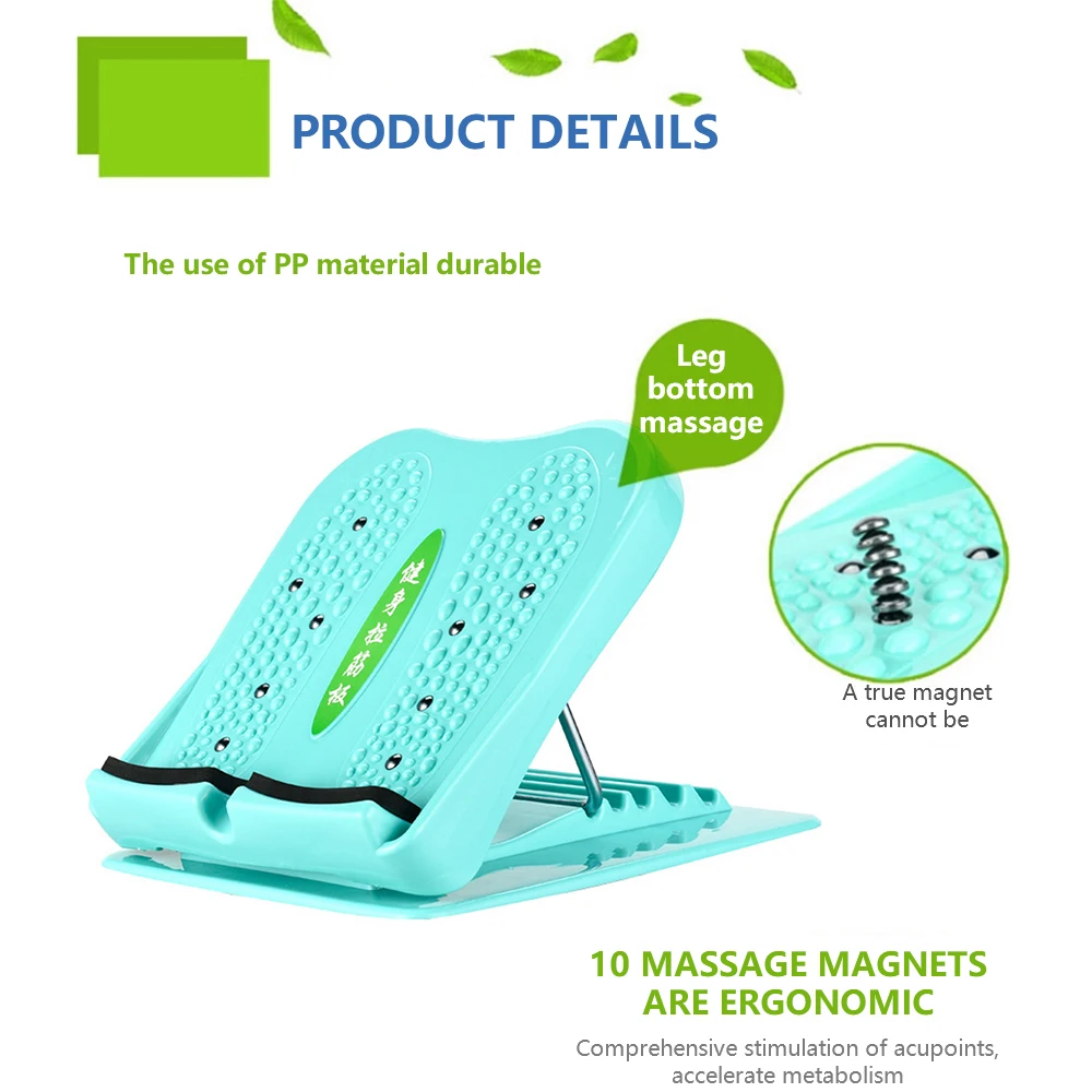 

1 X Foot Stretch Board Incline Board Fitness Pedal Portable Slant Board Wedge Board Massage Stretcher Fitness Equipment