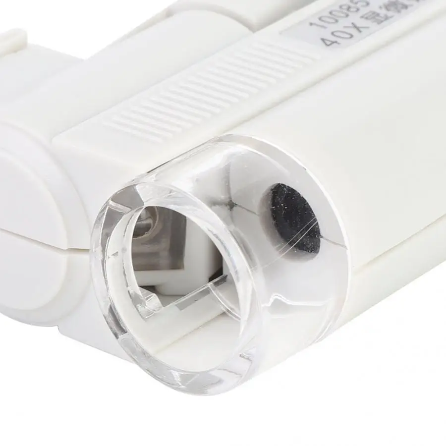 МИКРОСКОП СВЕТОДИОДНЫЙ Карманный с увеличением 40X микроскоп микрообъектив для