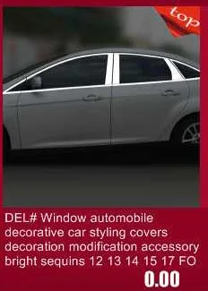 Автомобильная дверная ручка Автомобильная хромированная декоративная Модифицированная Автомобильная Стайлинг Защитная модификация наклейка полоса 17 18 для JEEP Compass